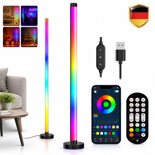 Led stehleuchte rgb 10w - led,