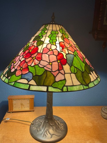 Große tifanny lampe stand - große,