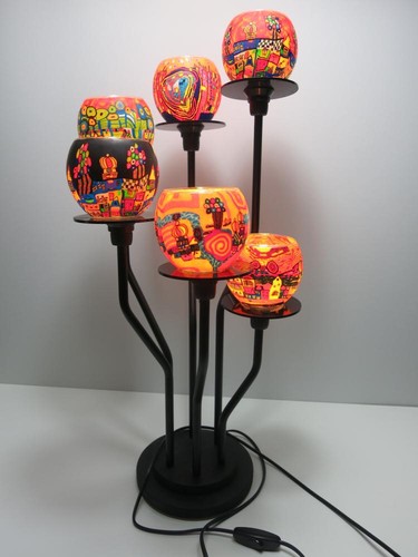 Lampe leuchtglas standleuchter - lampe,
