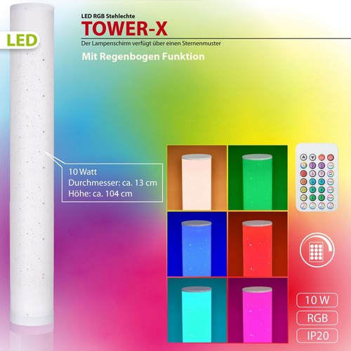 Led rgb standleuchte - led,