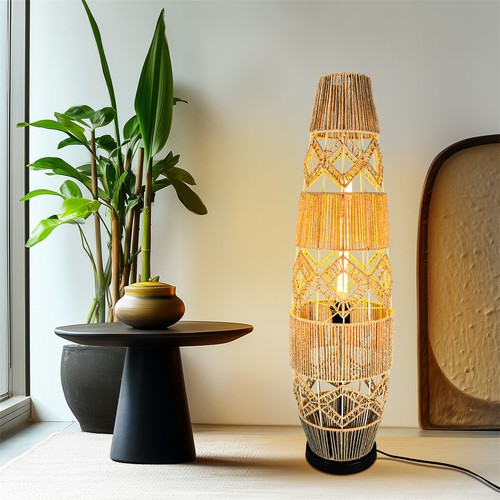 Stehleuchte natur bodenlampe - stehleuchte,