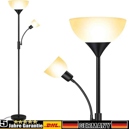 Led stehleuchte stehlampe 2in1 - stehlampe,