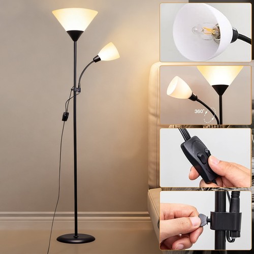 2in1 led stehleuchte - 2in1,